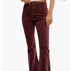 We The Free Jayde Flare Jeans size 26 chocolate truffle